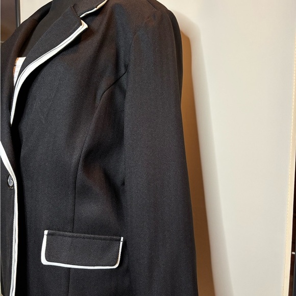Sweet Suit Black Herringbone Blazer NWT - Picture 3 of 12